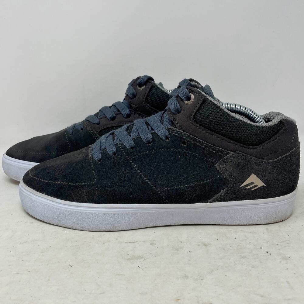 Emerica The Hsu G6 Grey Fat Tongue Skate Shoes Mens Boys 5.5